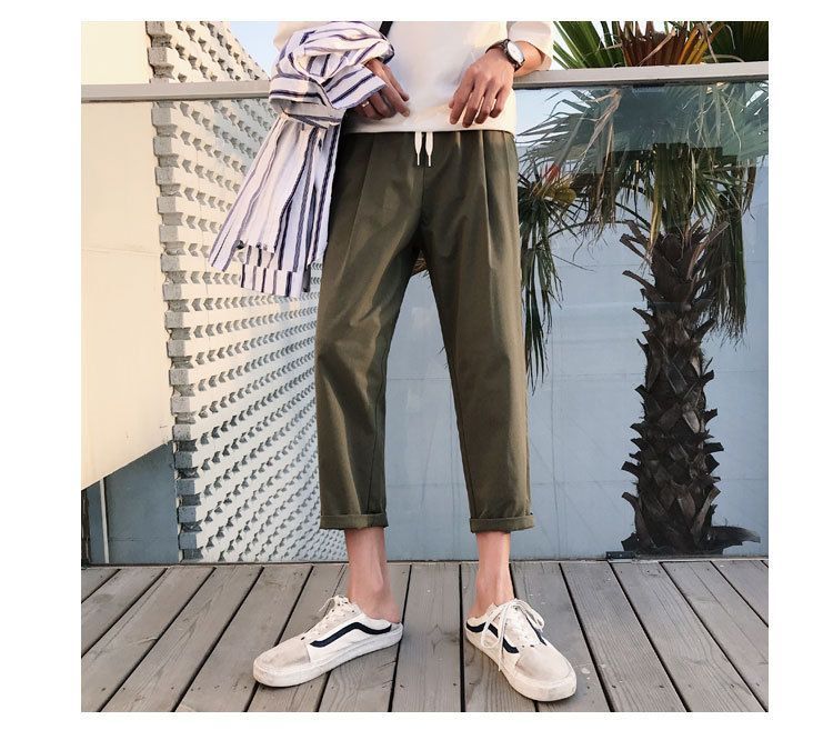 POSI - Cropped rechte broek