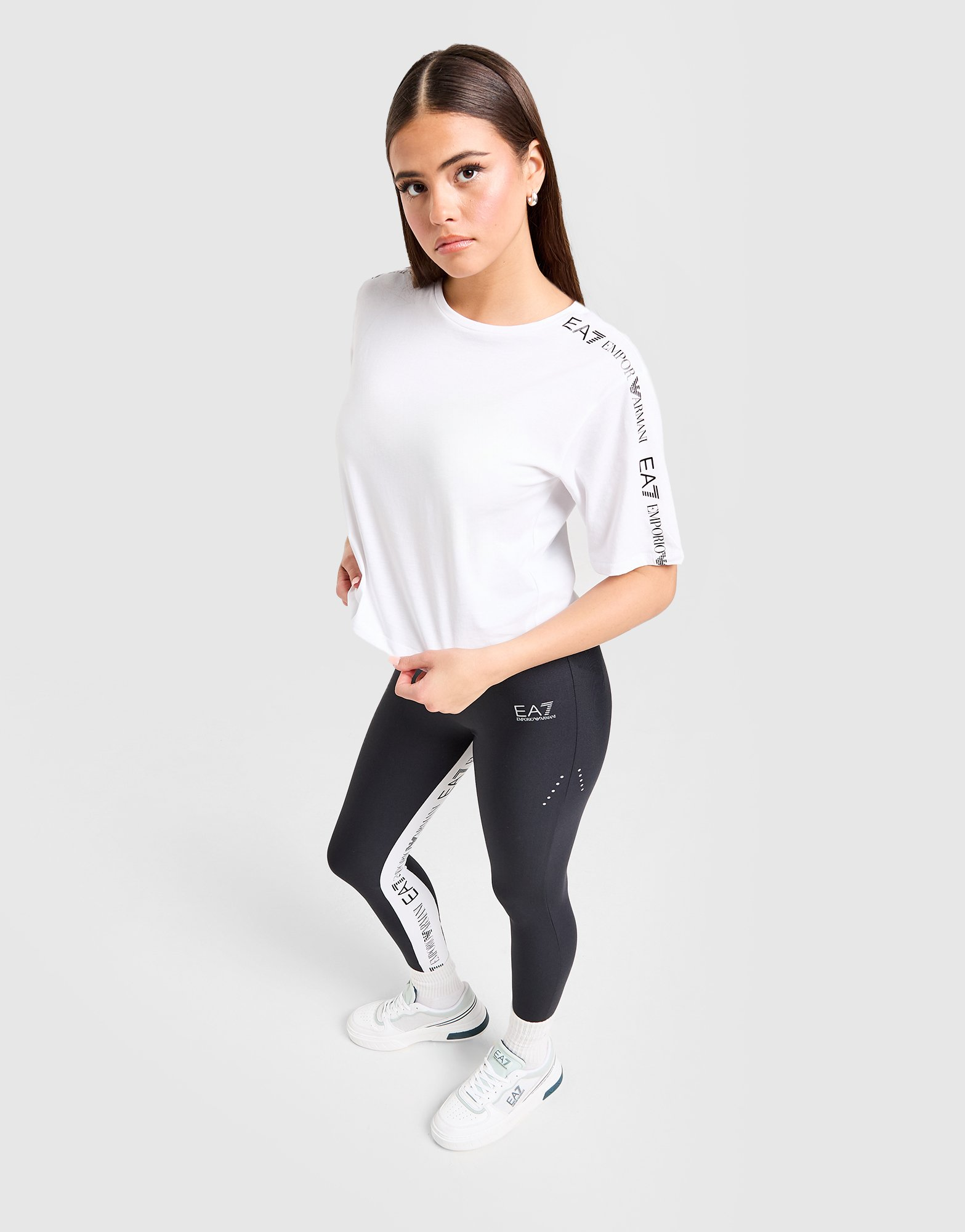 Emporio Armani EA7 T-shirt court Logo Femme