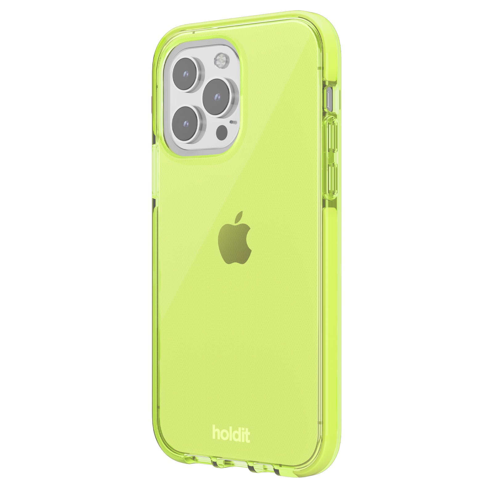 Holdit  iPhone 14 Pro Seethru cover - Acid Green