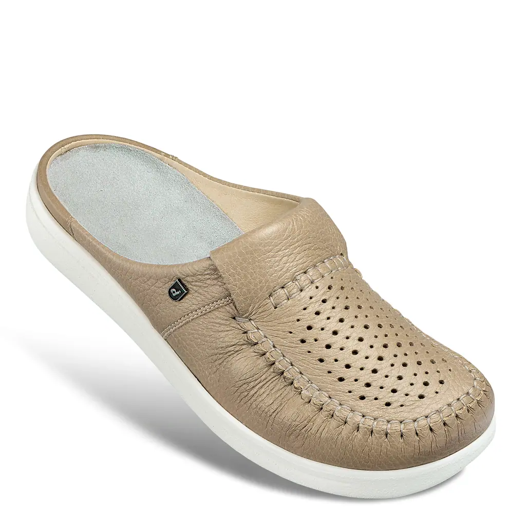 DAMEN - Pantolette ALEX AIR ELK champagne