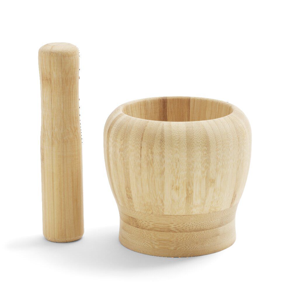 Mortier en bambou H14,5cm