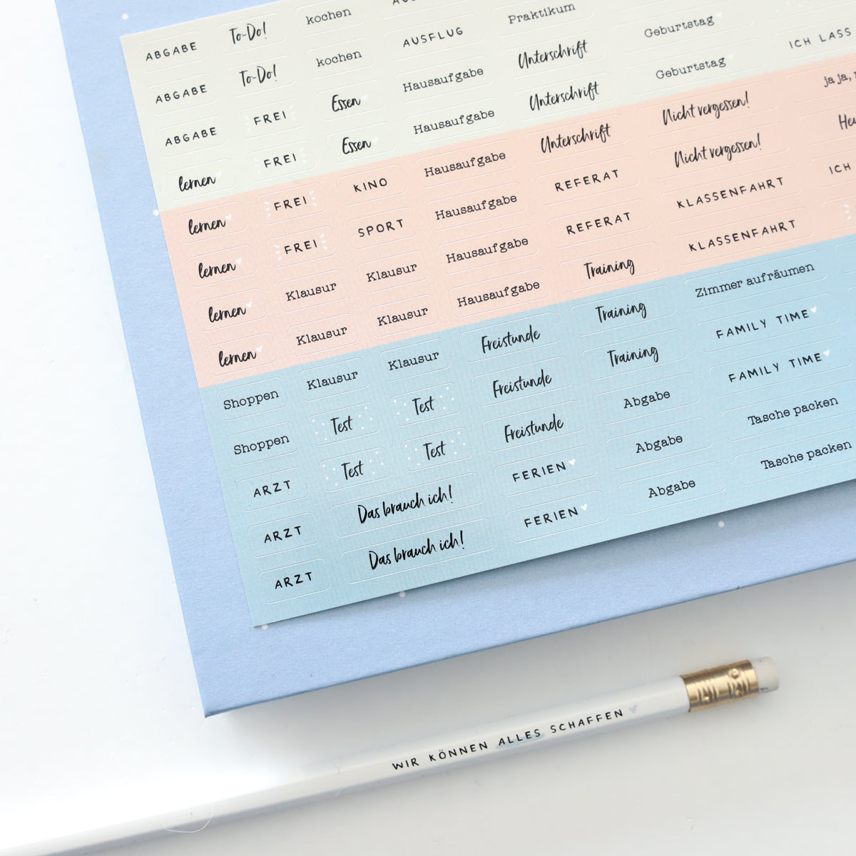 Sticker für Kalender 3er-Set „Beste Zeit