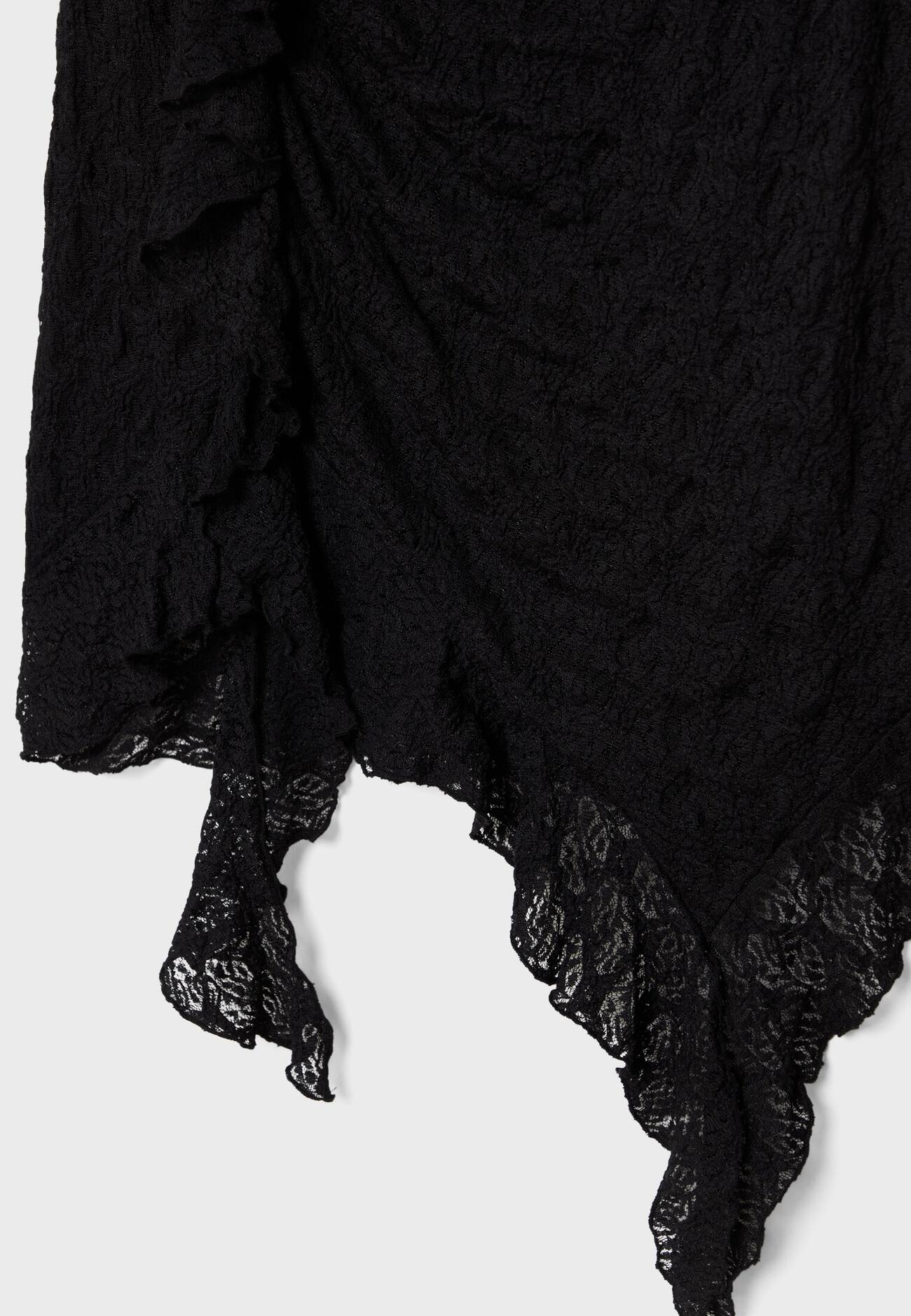 Vestido curto sem alças