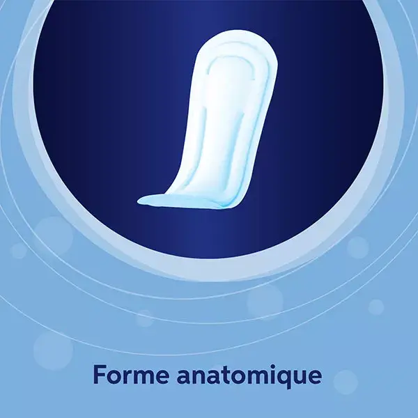 Absorventes menstruais Vania Maxi Comfort Super+, pacote com 14 unidades.