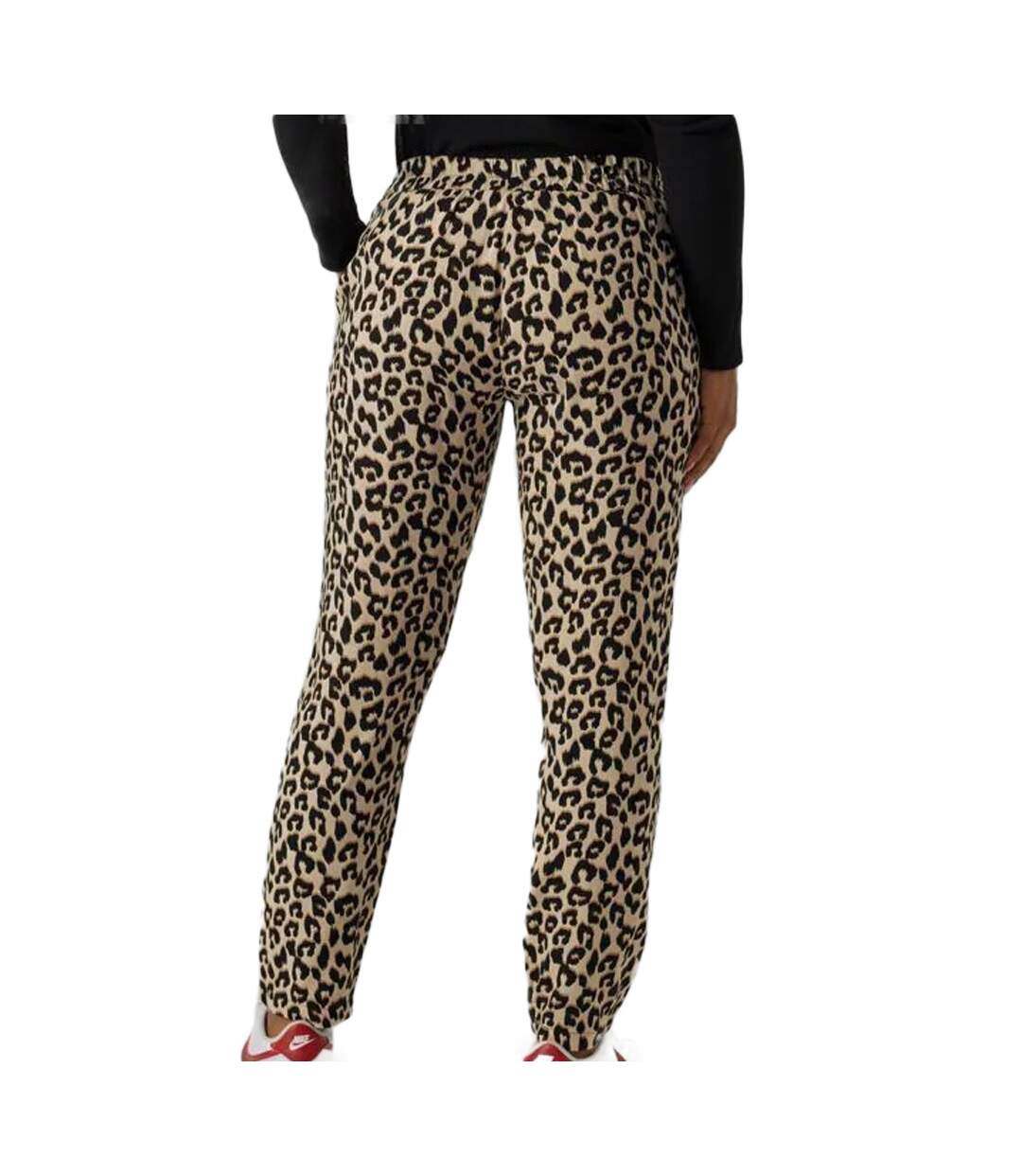 Pantalon Beige à Imprimés Femme Vero Moda Easy Nw Loose
