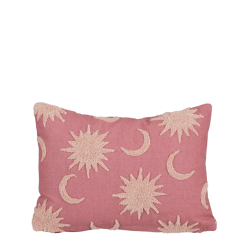 Kussen maan licht roze - l35xb25xh10cm