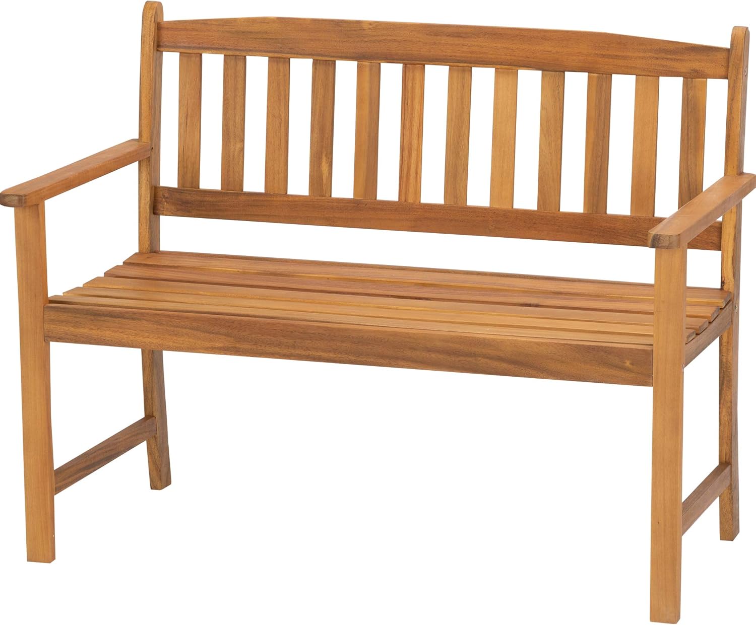 Acamp Gartenbank Woody | 110x56x86 cm | hochwertiges Akazienholz | FSC®-zertifiziert | Schutz vor Witterungseinflüssen dank Teaköl Finish | Premiumqualität, erstklassige Verarbeitung | hohe Stabilität