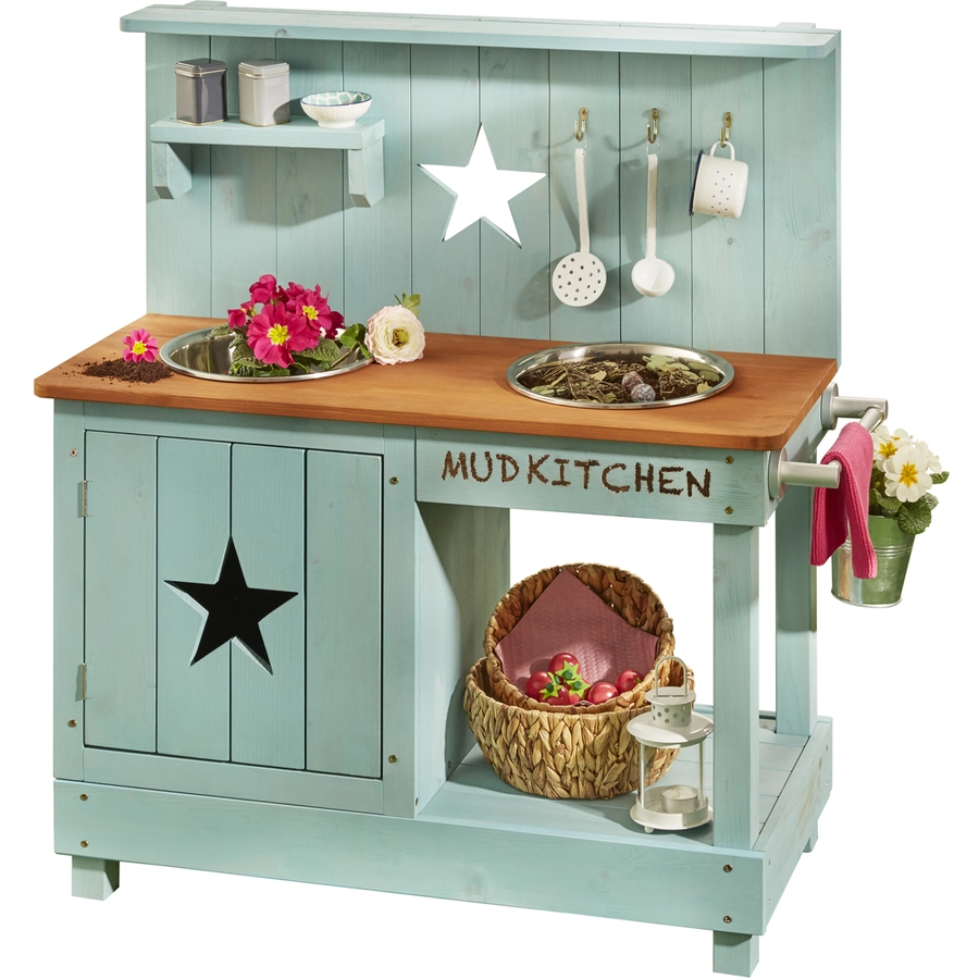 MUDDY BUDDY® Matschküche Adventurer Star, petrolblau