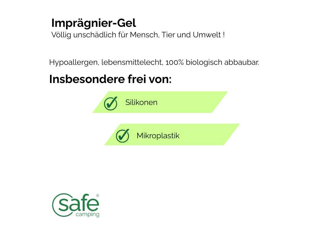 SAFE CAMPING Impregneer-Gel - 500 ml