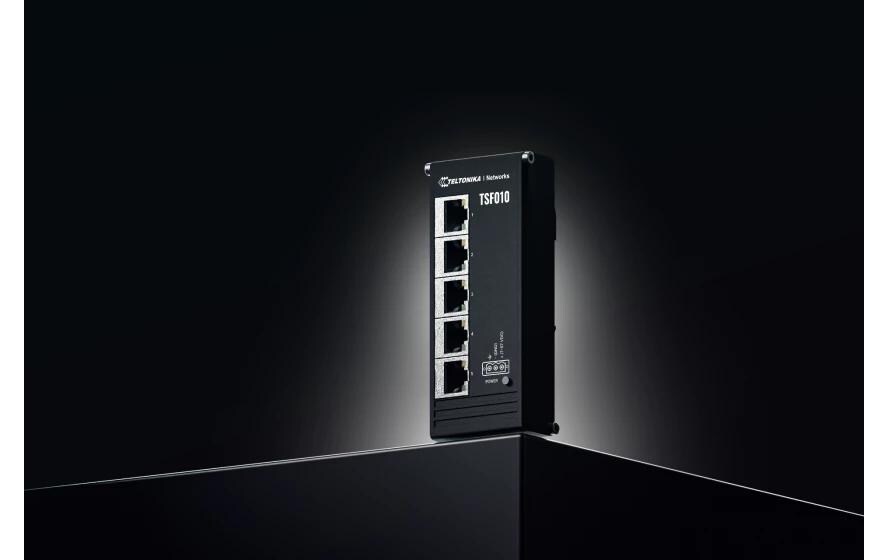 Rail Switch TSF010 5 PortFlacher Ethernet-Switch