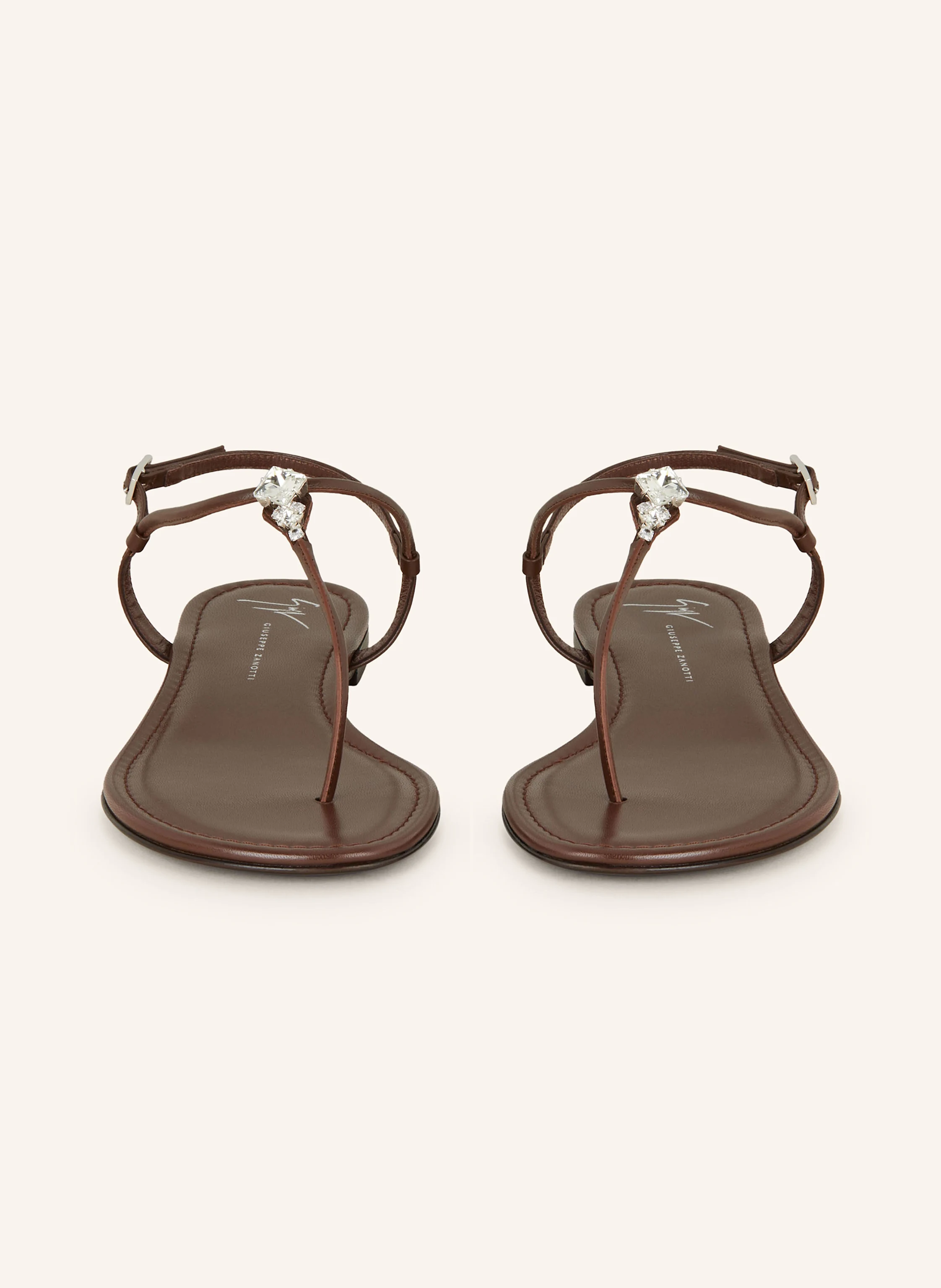 GIUSEPPE ZANOTTI DESIGN Zehentrenner mit Schmucksteinen