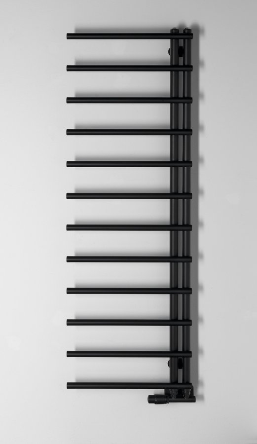 Sapho Justina badkamerradiator 151x50cm mat zwart