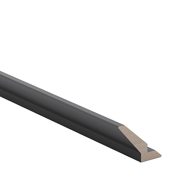 Corniche GoodHome Artemisia Graphite H. 75 mm x l. 2.4 m