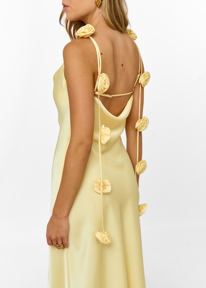 Florie jurk butter