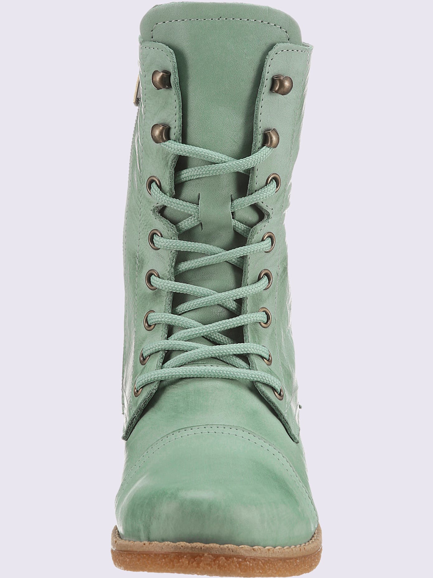 Bottines à lacets cuir nappa de vache