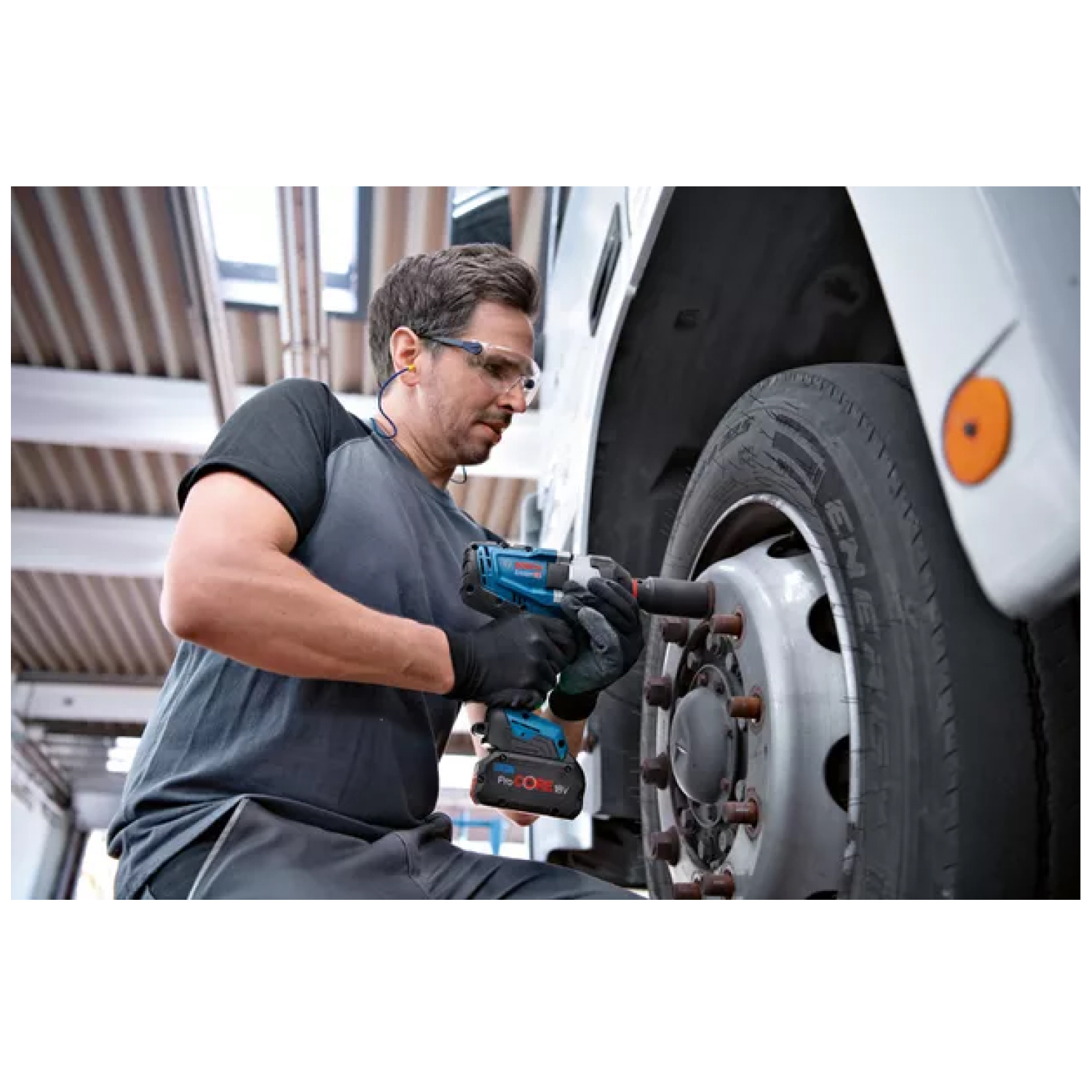 Bosch GDS 18V-1050 H 18V Li-Ion accu BiTurbo slagmoeraanzetter set (2x 8,0Ah) in L-Boxx - 1700Nm - 3/4