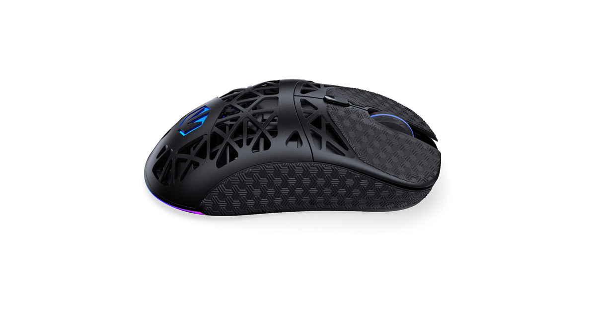 ENDORFYLIV Wireless gaming muis  (Zwart, 12.000 DPI, ARGB, USB-C / 2.4 GHz / Bluetooth)