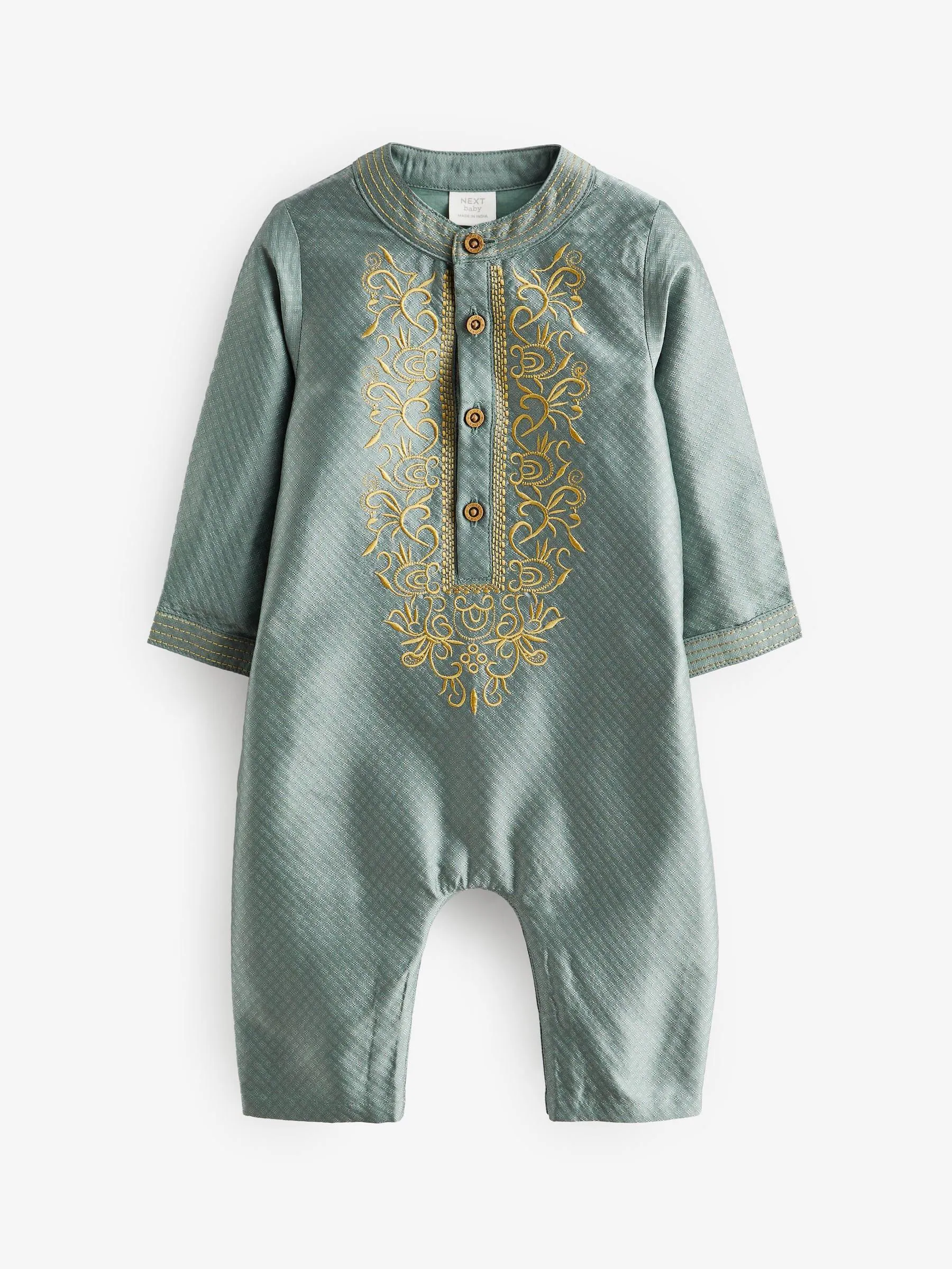 Groen - Gelegenheidsrompertje voor baby's (0 mnd-2 jr)