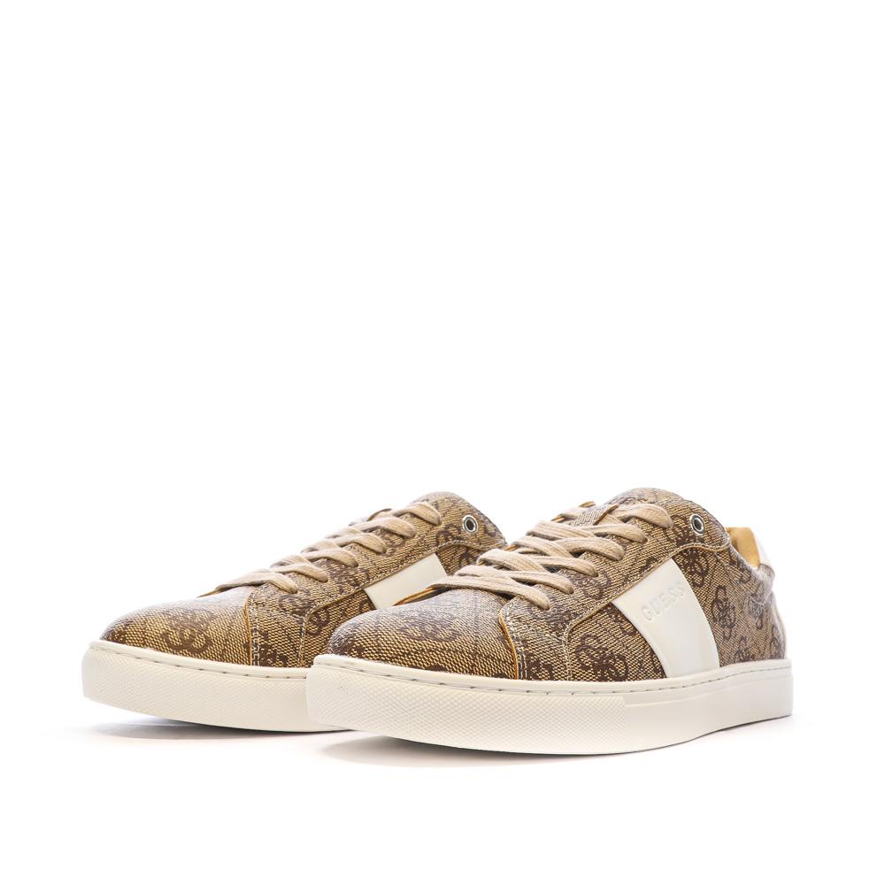 Guess Baskets Blanche/Marron Femme Guess Toda