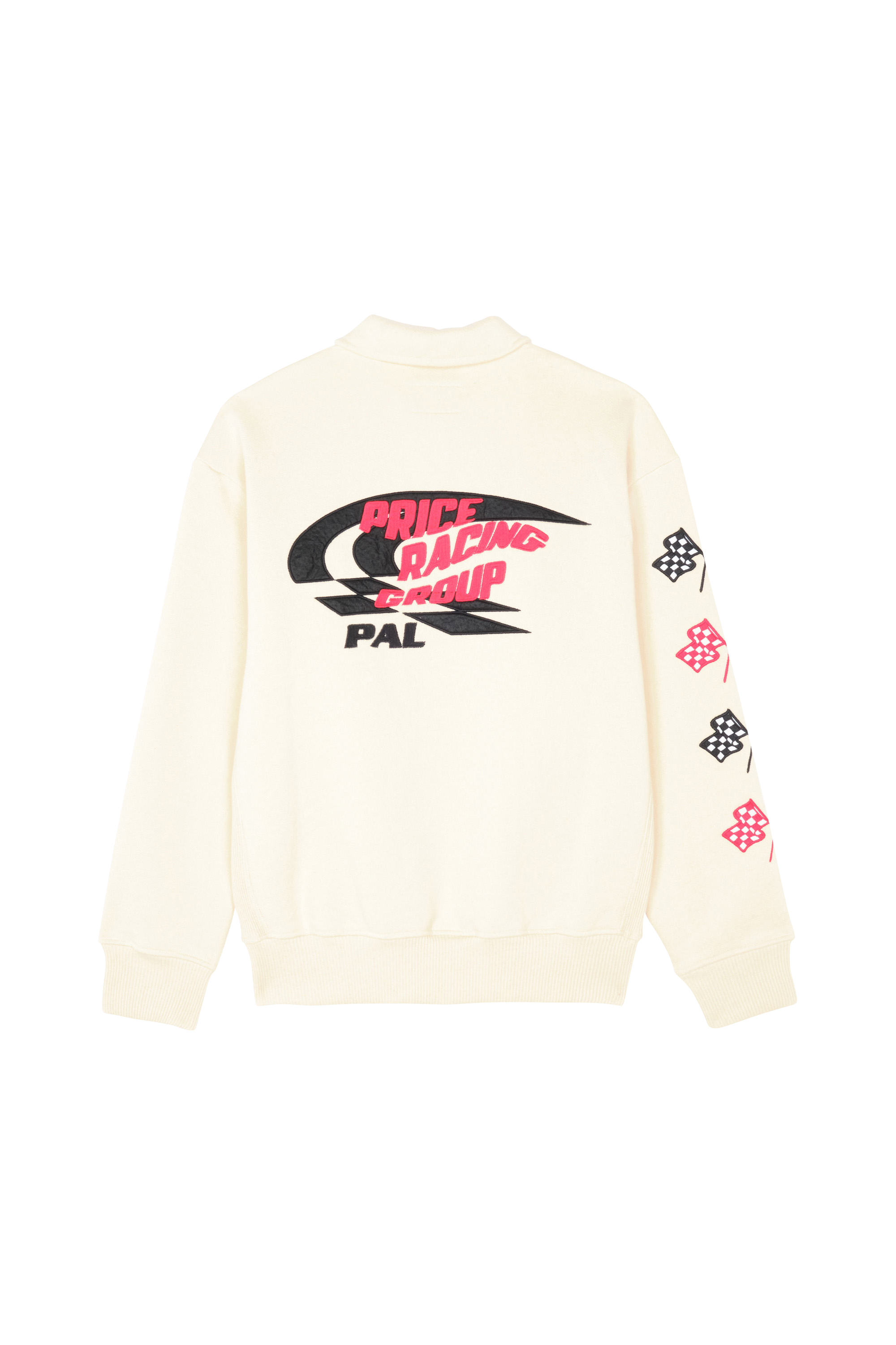 PAL SPORTING GOODS Sweatshirt zippé Racing Group Half Zip Beige