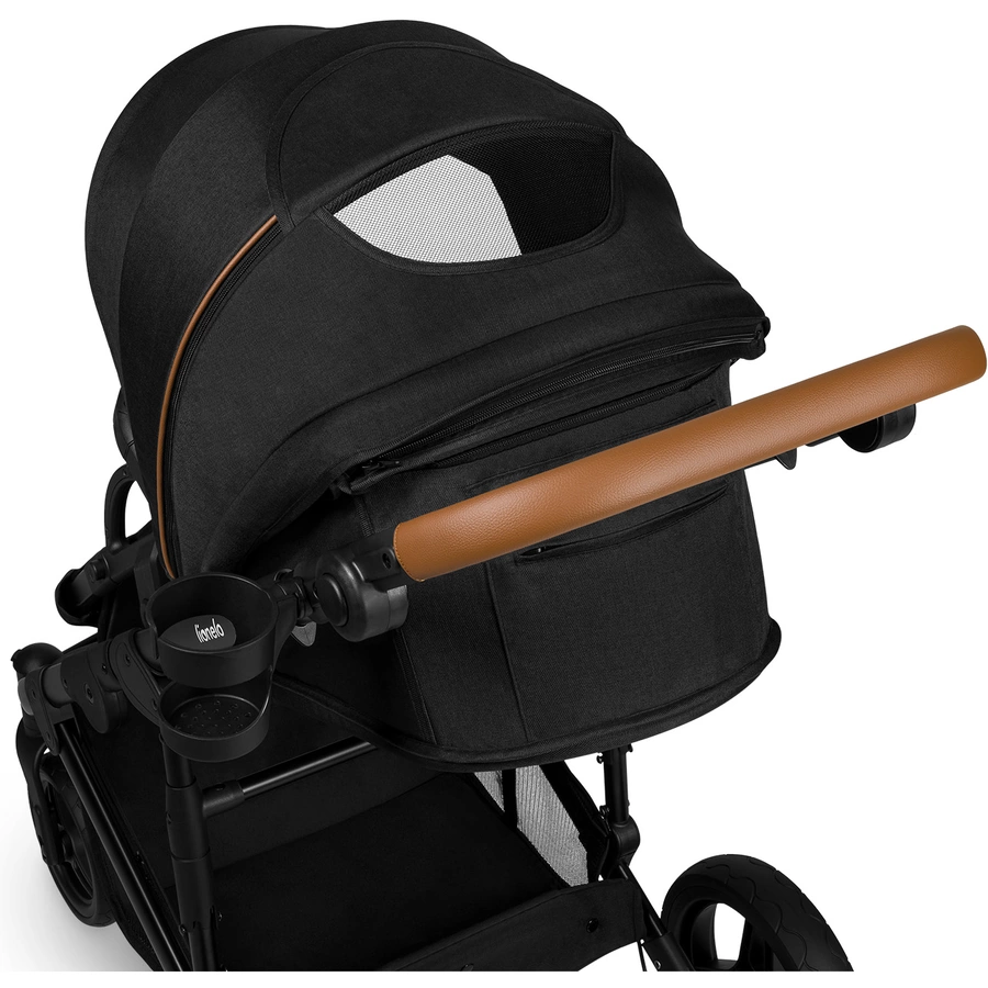 lionelo Kinderwagen Mari Tour 3in1 Black Onyx