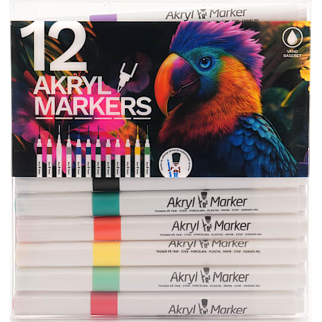 Danpen Akryl Markers 12-pak