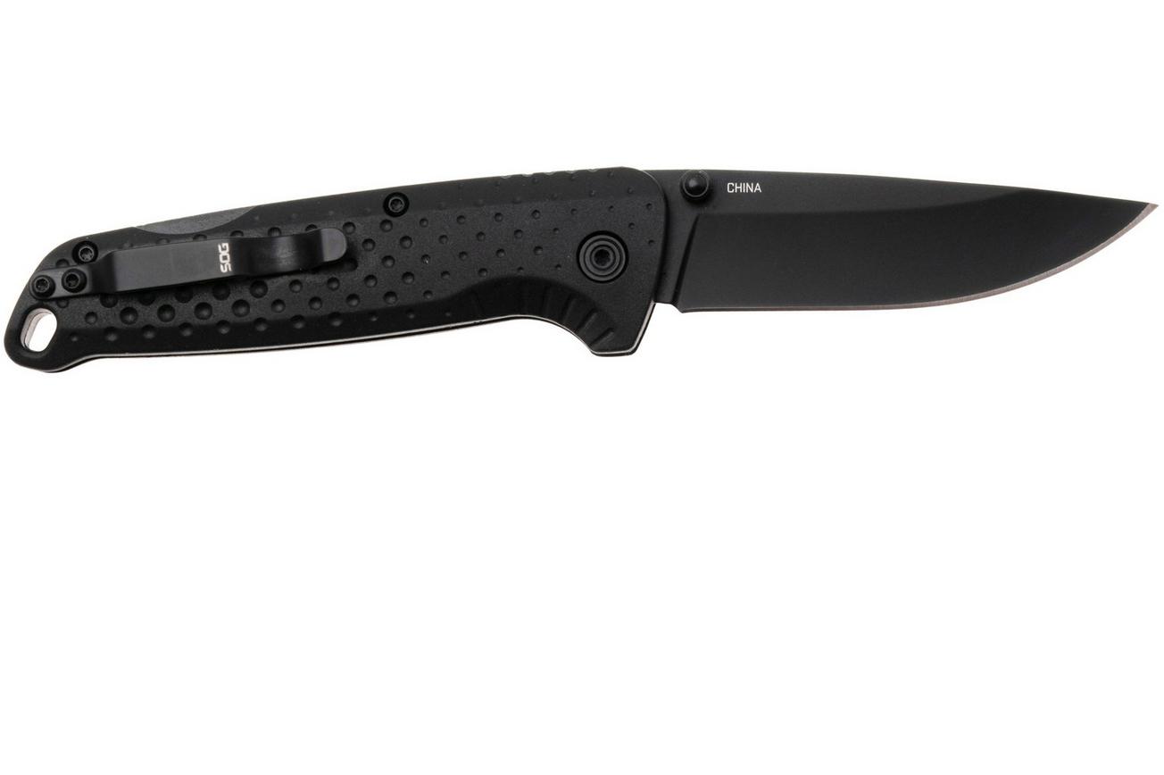 SOG Adventurer LB 13-11-01-43, PVD 5Cr15MoV, Black GRN, zakmes