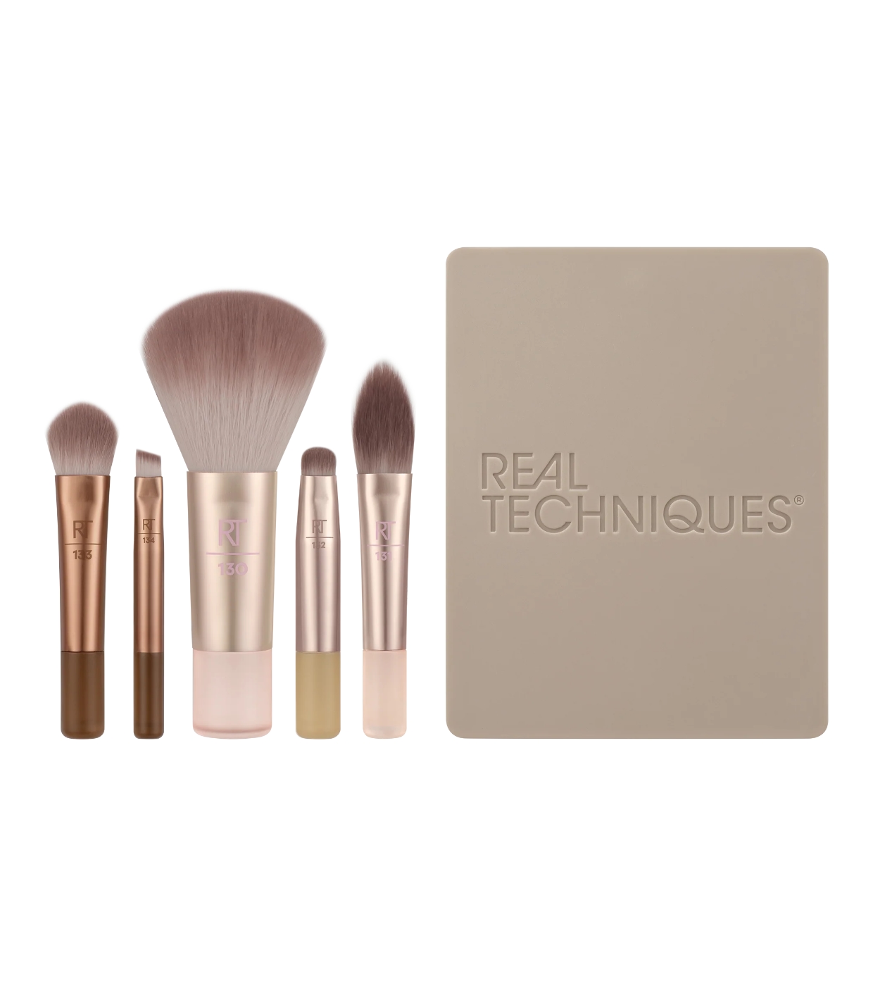 Real Techniques - *New Nude 2.0* - Conjunto de Pincéis On-The-Glow