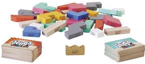 Hasbro Gaming Jenga Maker - Bordspel voor kinderen +8 jaar - Franse versie - Bouw snel en win de kroon!