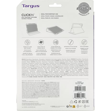 Targus iPad 10,9” (10. gen) click-in cover - sølv