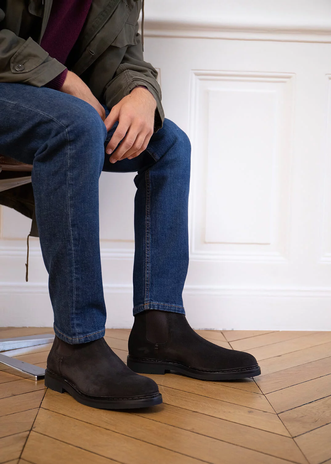 BOOTS TREMBLE HYDROVELOURS MORO