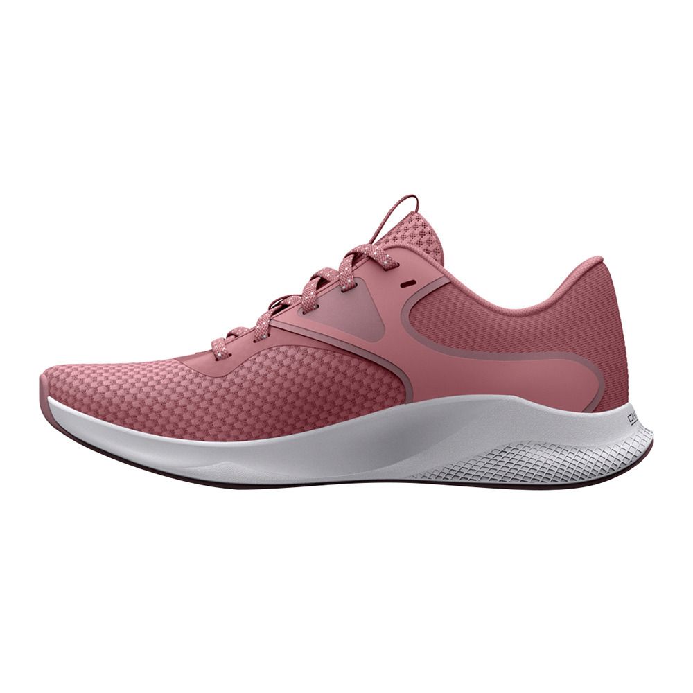 Under Armour UA CHARGED AURORA 2 - Chaussures training Femme pink elixir/pink elixir/metallic silver
