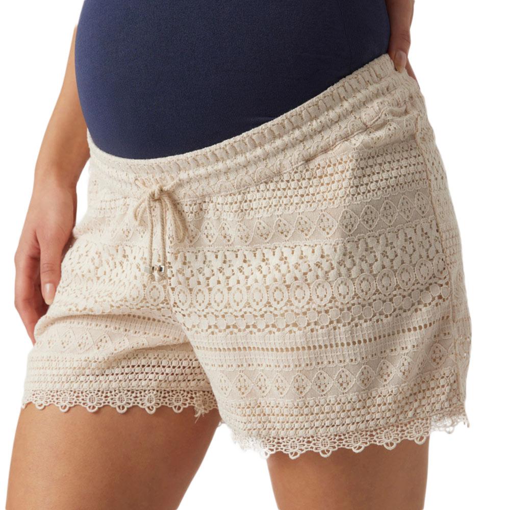 Vero Moda Maternity Short de Grossesse Écru Femme Vero Moda Maternity 20019417