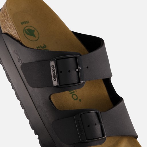Papillio Birkenstock Arizona Slippers zwart