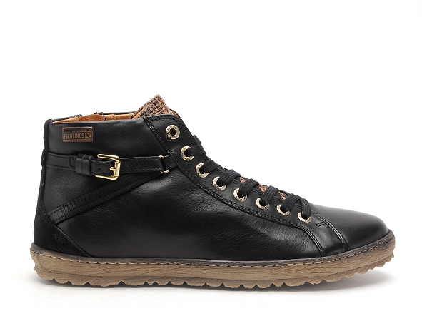 Pikolinos boots bottine plates femme 901 7312 noir
