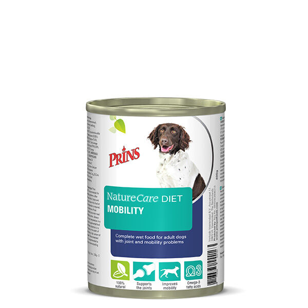 Prins Dieet NatureCare Mobility - Hondenvoer veterinair - 400 Gram - rund, kip