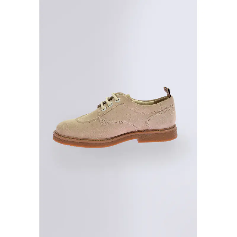 Kick levy Beige clair DERBIES Cuir Femme
