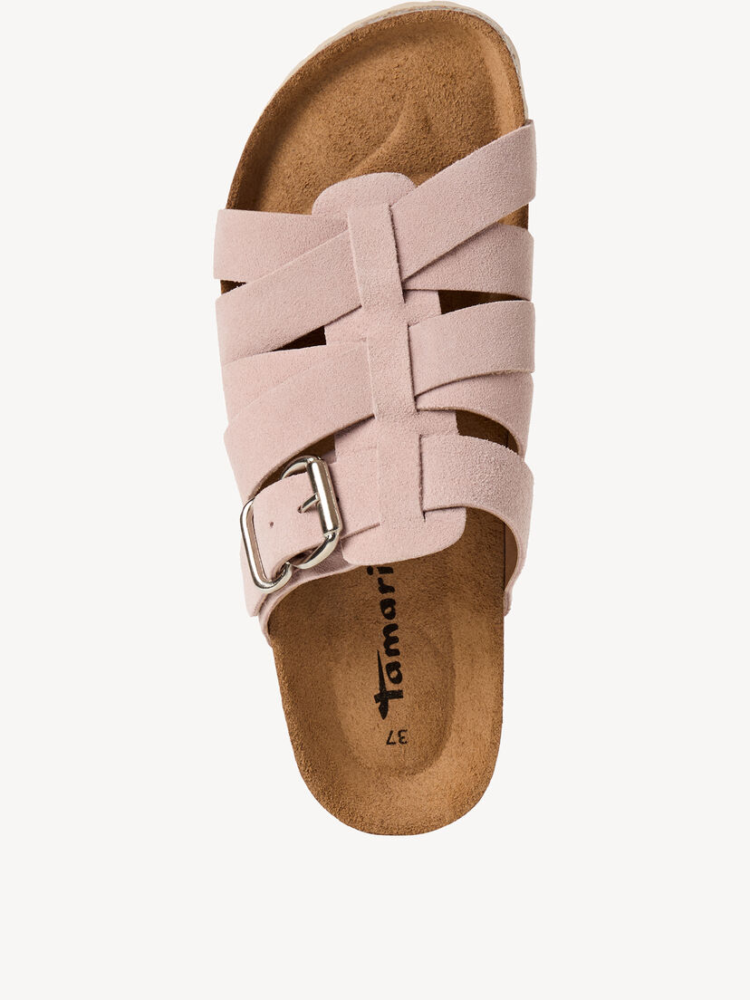 Leren Slipper - roze