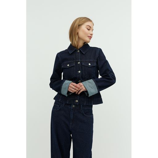 mbyM Ami-M Skjortejakke, Classic Blue Washed, XL