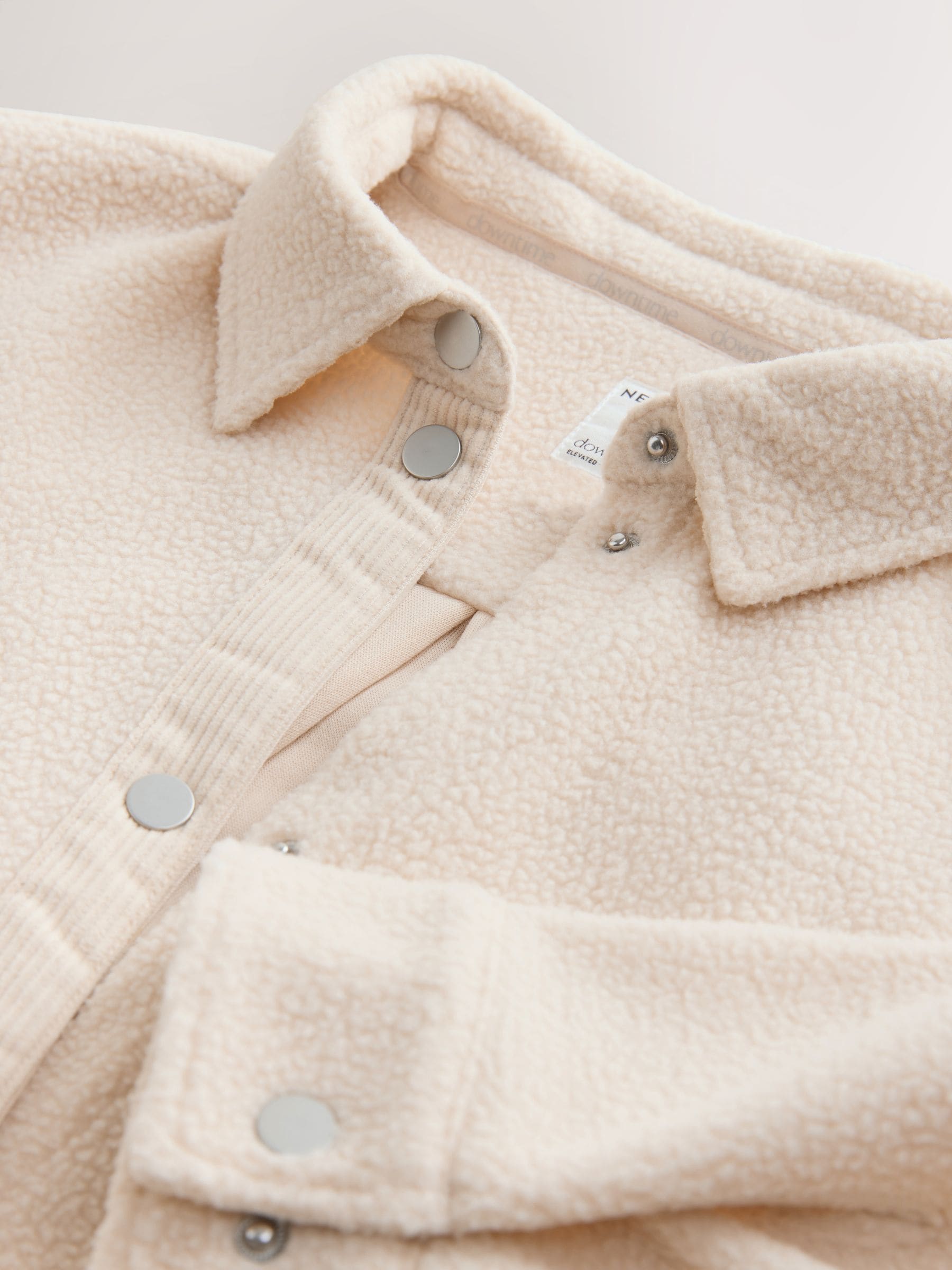 Crème - Fleece shacket