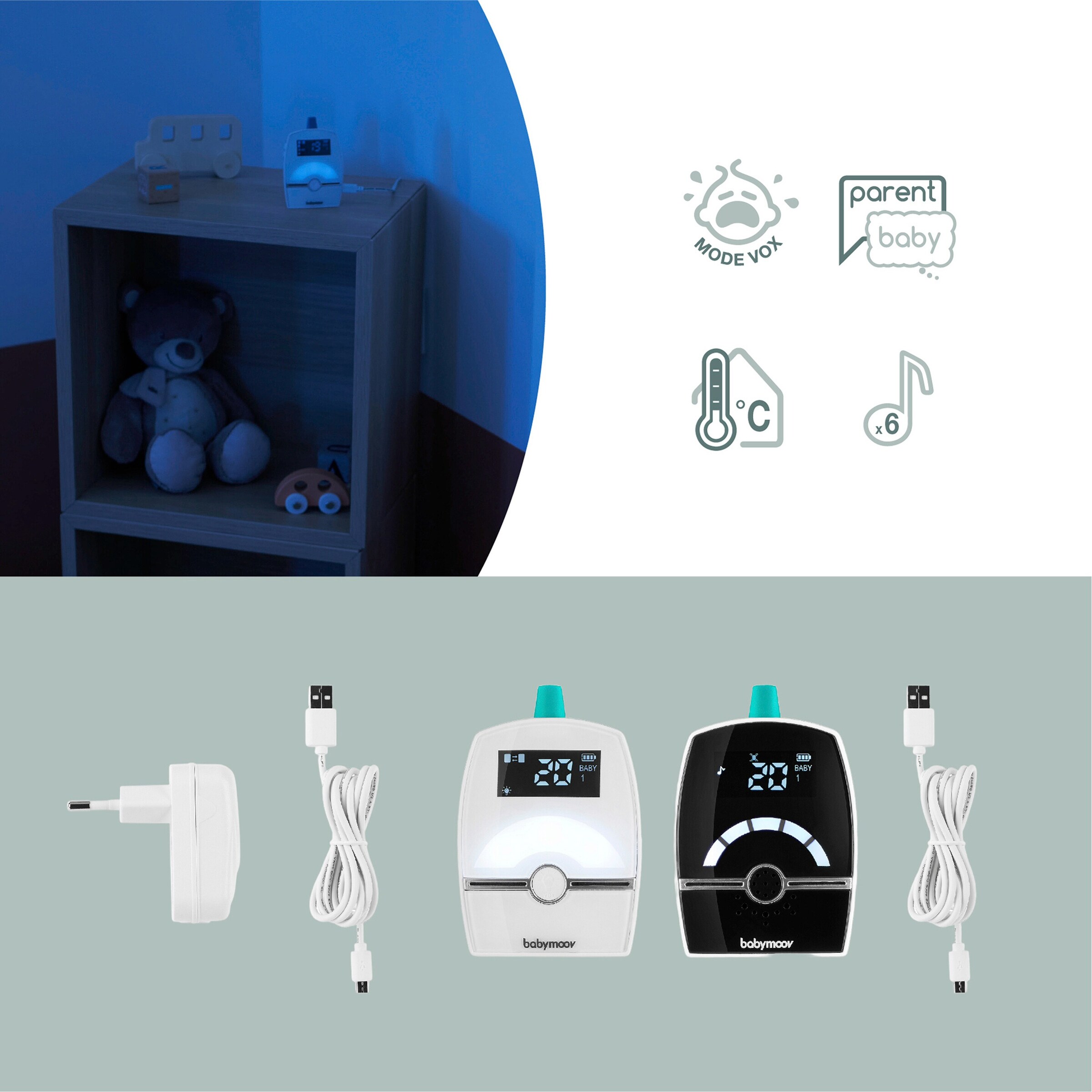 Babymoov Digitales Babyphone Premium Care