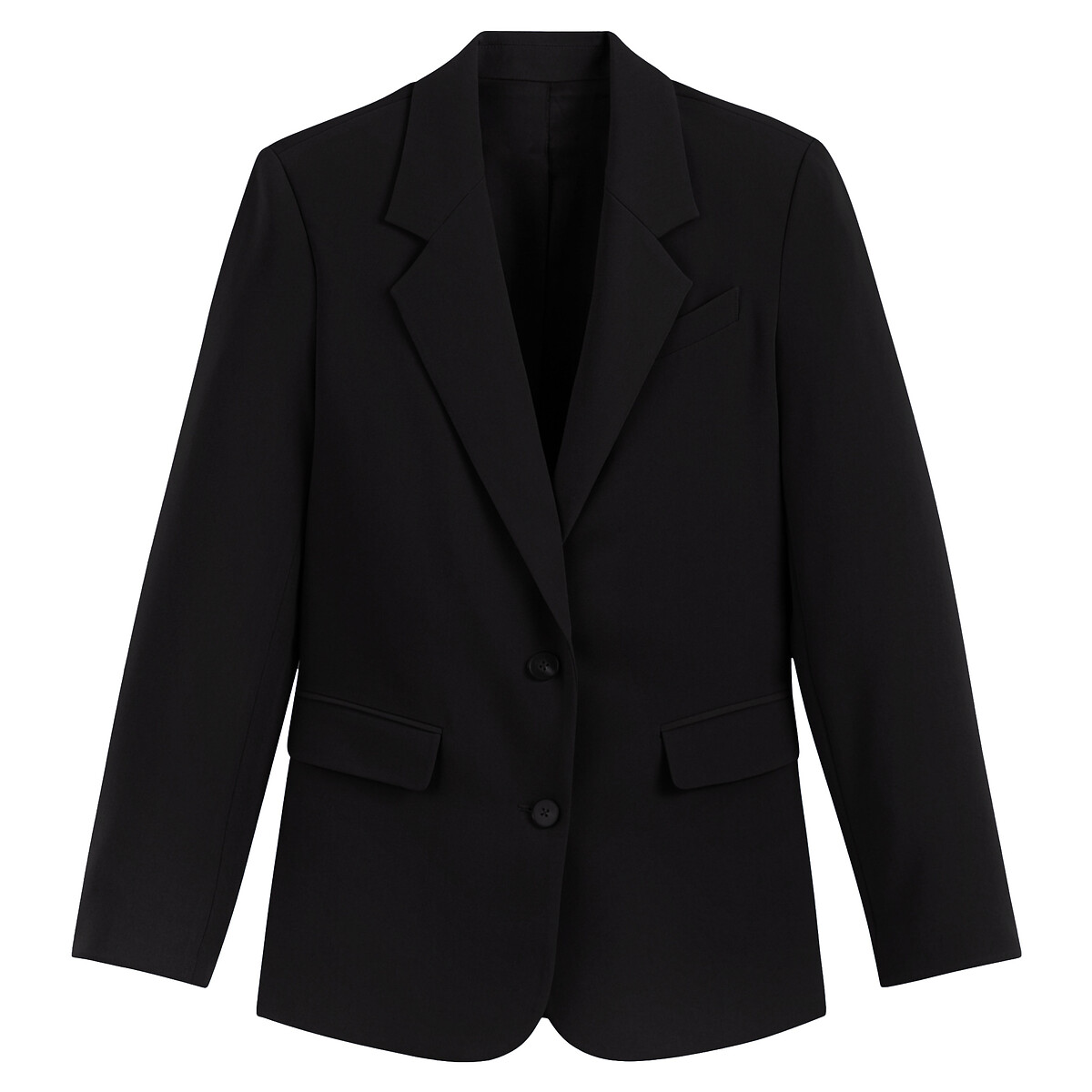 COLEÇÕES LA REDOUTE<br>Blazer de corte slim com uma única fileira de botões