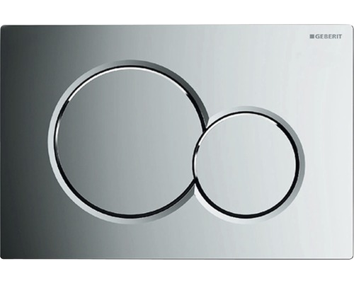 GEBERIT Sigma 01 bedieningsplaat, verchroomd, gepolijst / knop, verchroomd, gepolijst 115.770.21.5