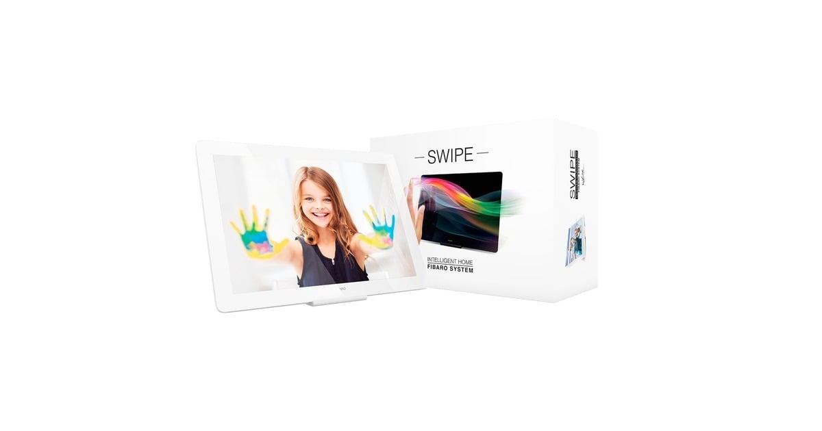 FibaroSwipe Gesture Control bedieningspaneel  (Wit, Z-Wave)