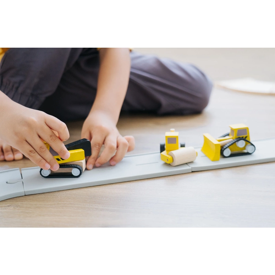 PlanToys Straßenbau-Set
