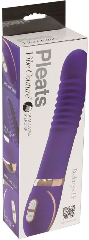 Vibe Couture Pleats Vibrator - Paars