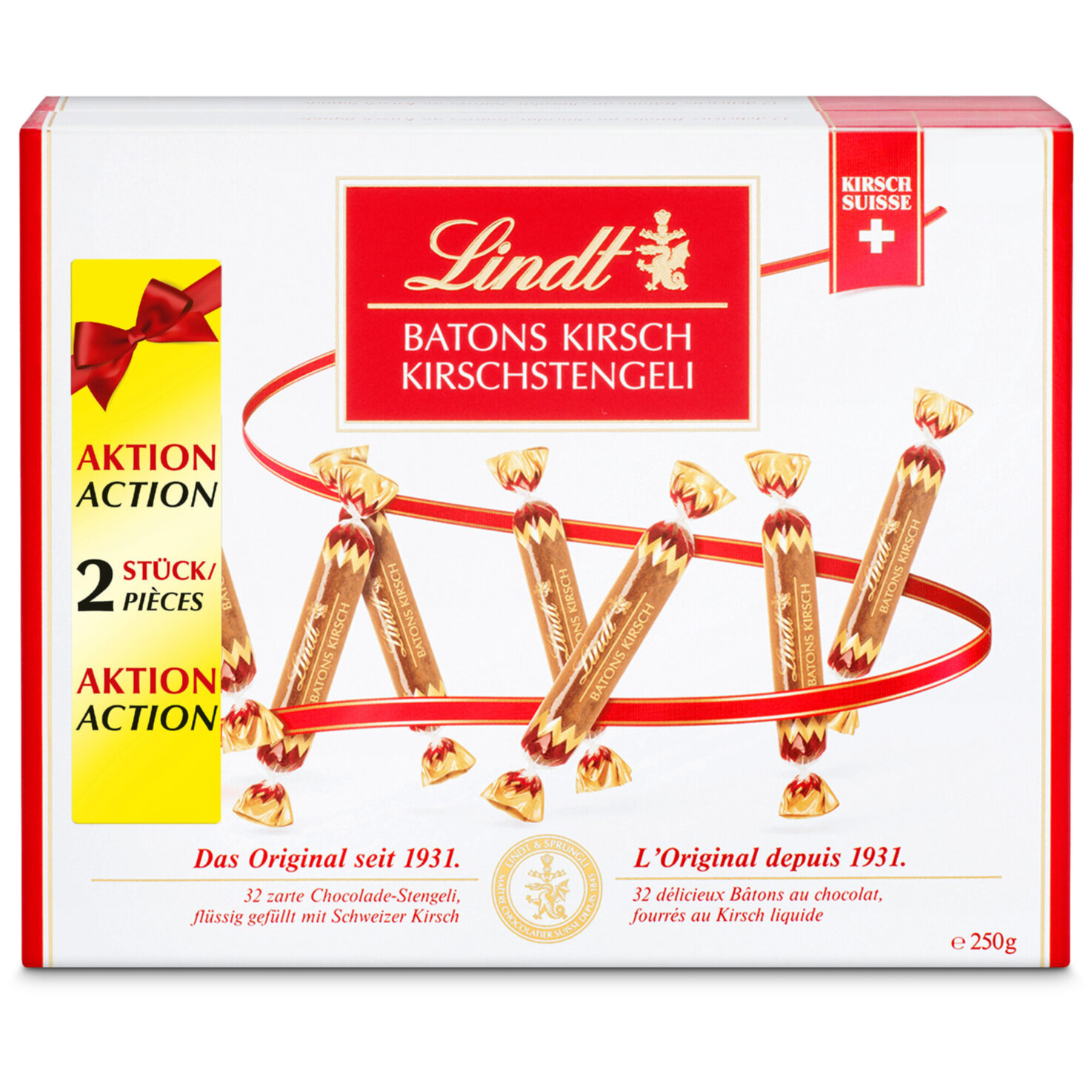 Lindt Kirschstengeli 2x250g