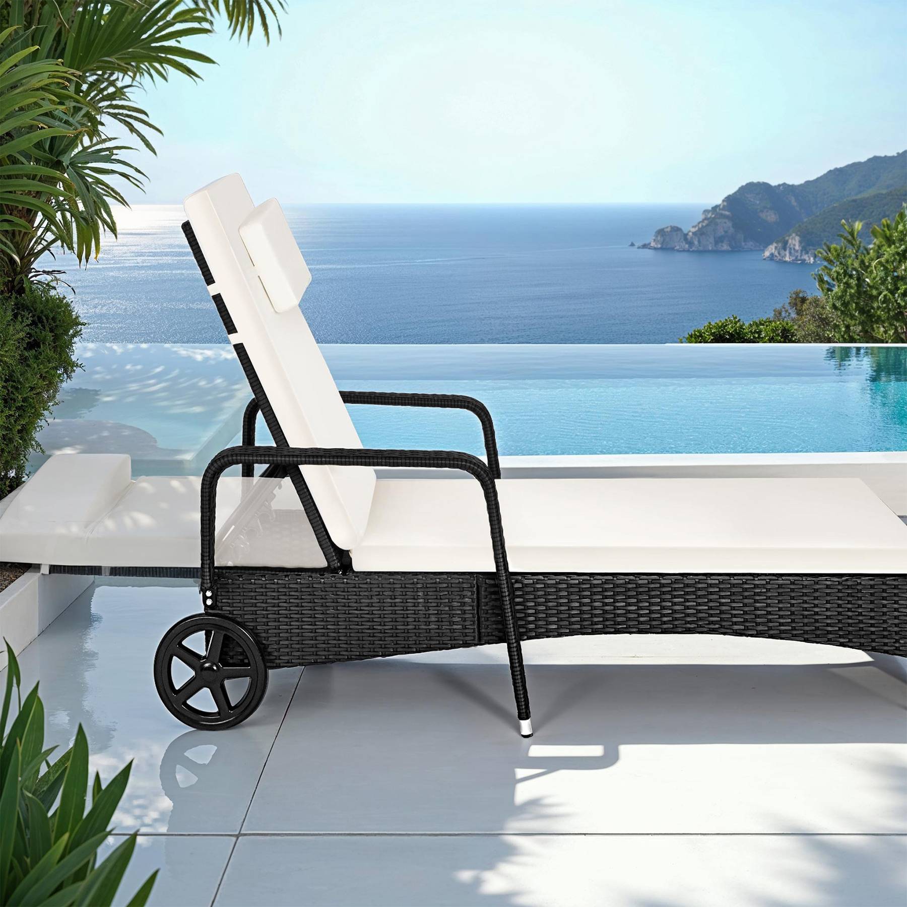 Rattan Sonnenliege