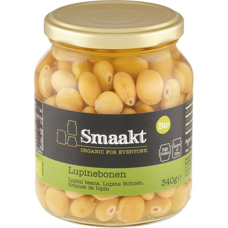 Smaakt Lupine bonen