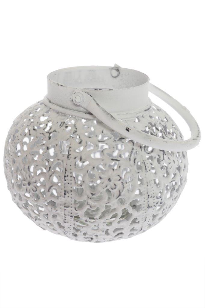 Orient Laterne LUBINA - weiß - Metall